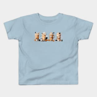The Halloween coffee collection Kids T-Shirt